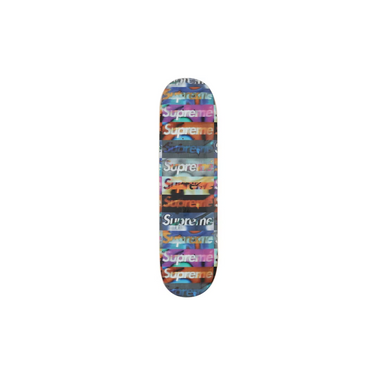 Supreme Distorted Logo Skateboard Deck Black