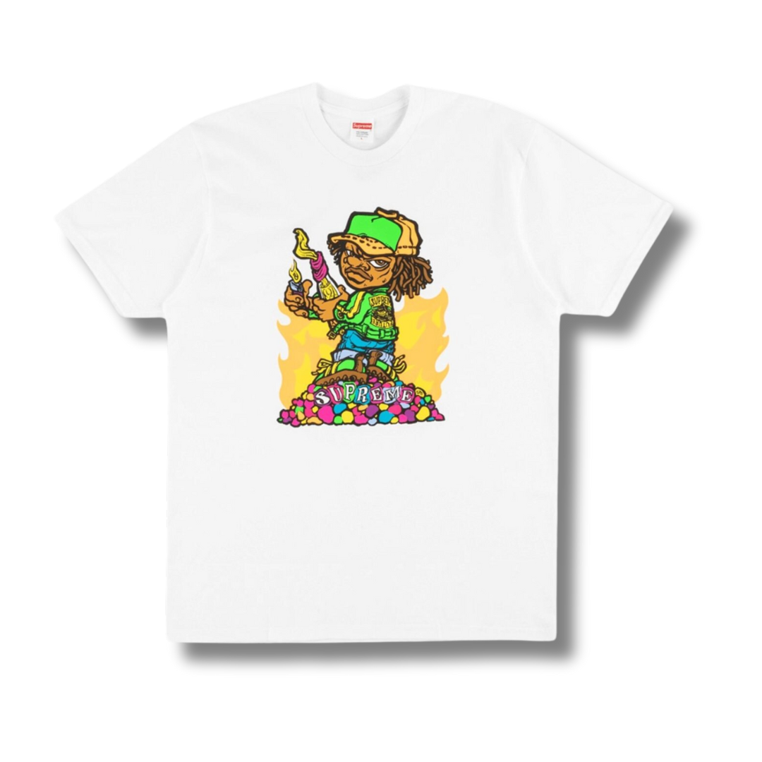 Supreme Molotov Kid Tee White