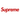 Supreme Logo Applique Water Short Red