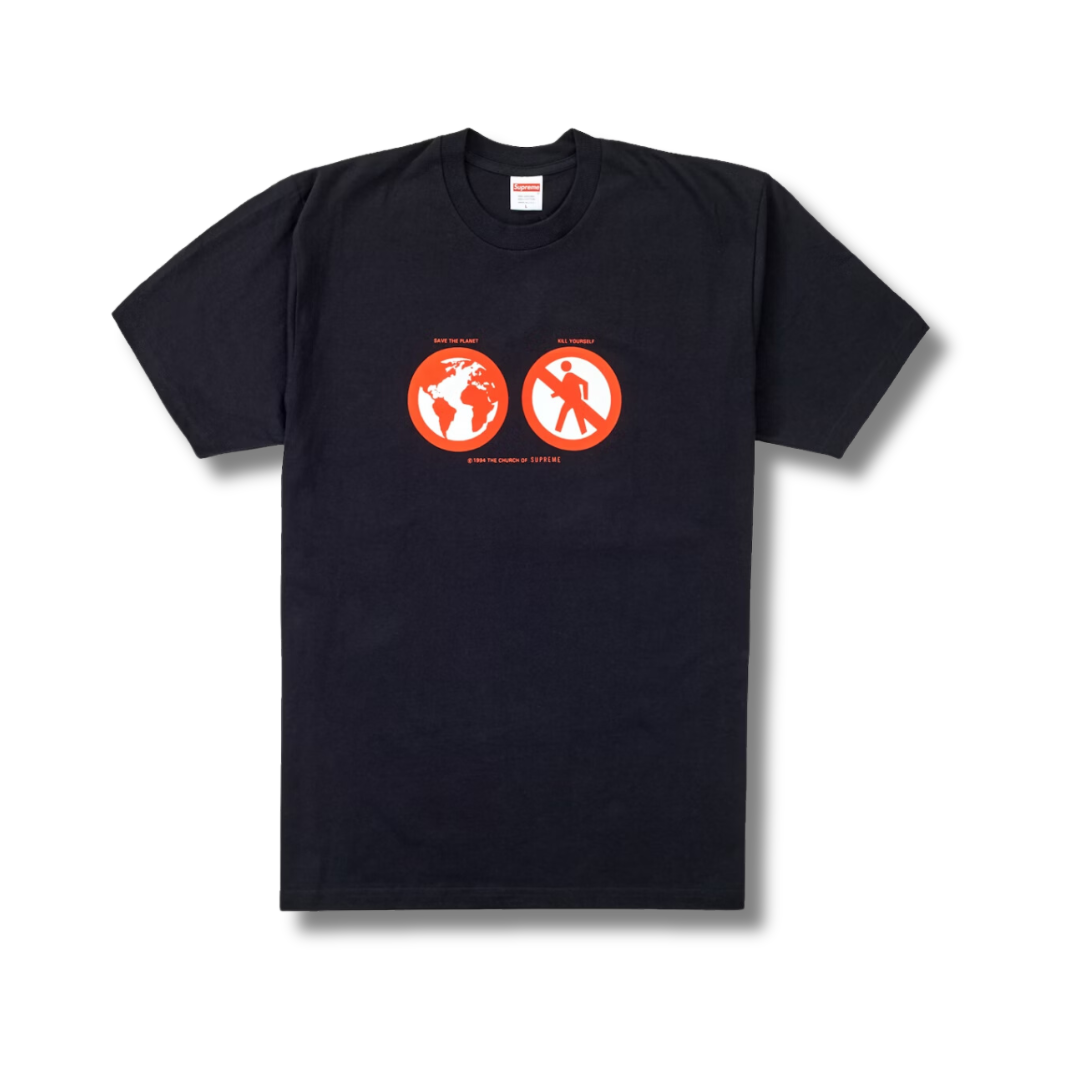 Supreme Save The Planet Tee Black