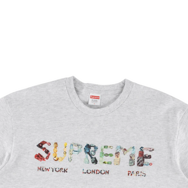 Supreme Rocks Tee Ash Grey