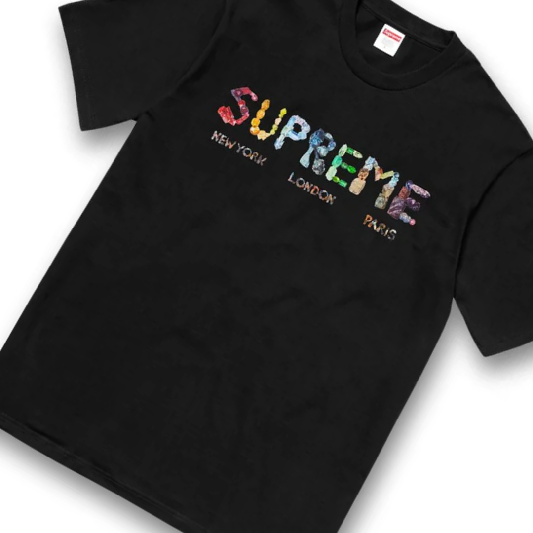 Supreme Rocks Tee Black