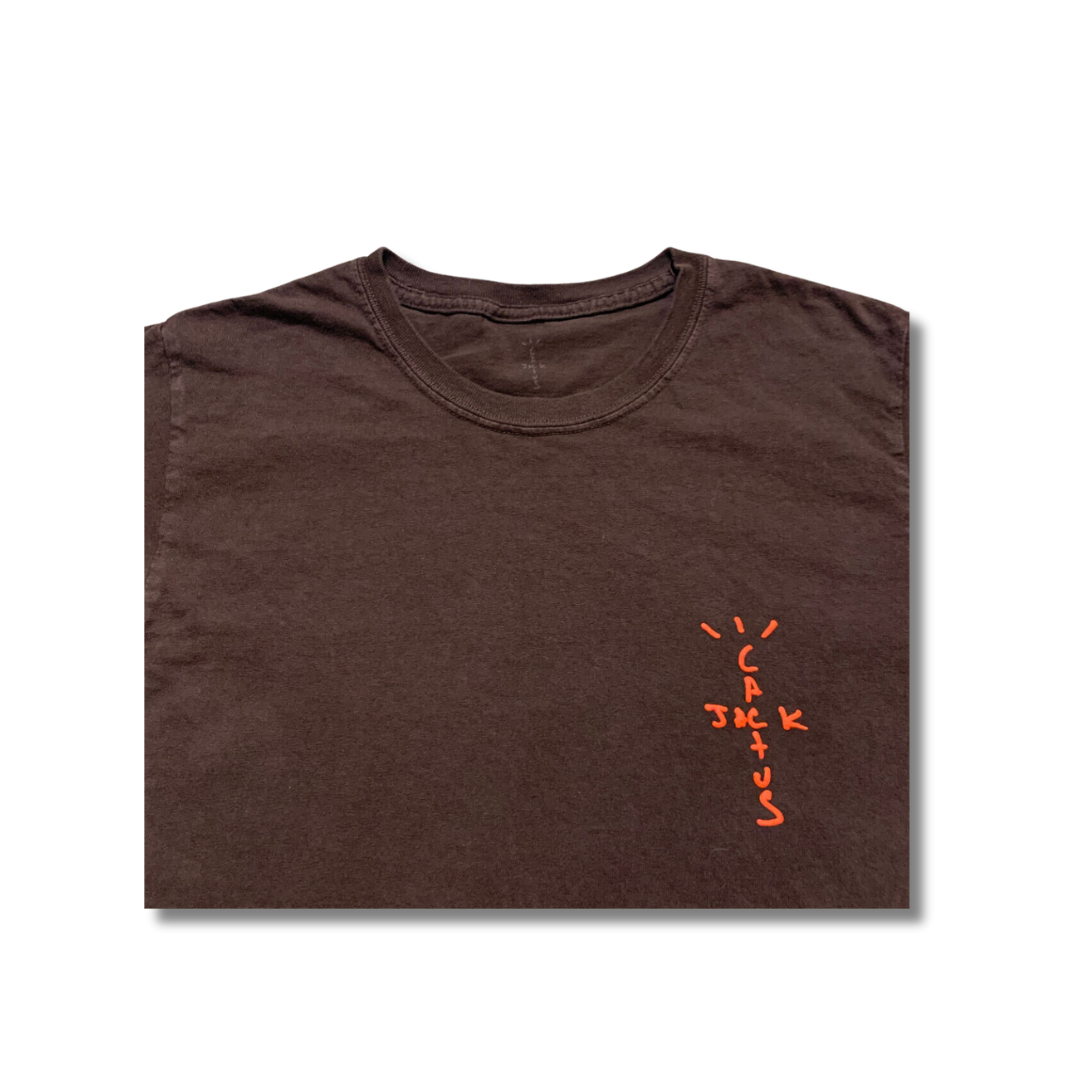 Cactus Jack Travis Scott Digital Girl Tee Pepper Brown