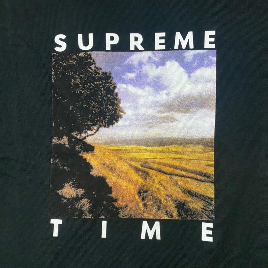 Supreme Time Tee Black