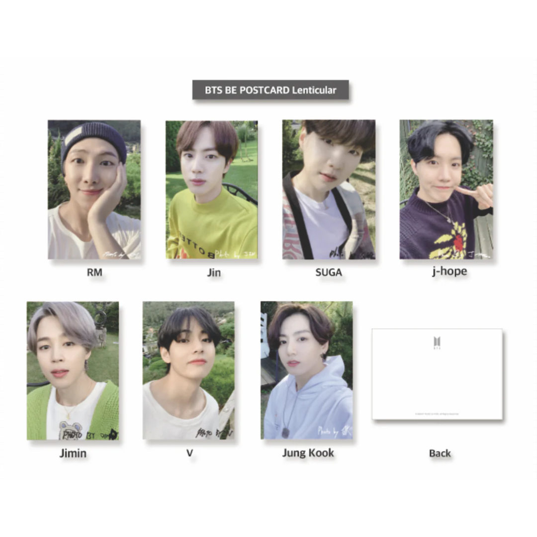 BTS LENTICULAR POSTCARD (BE)