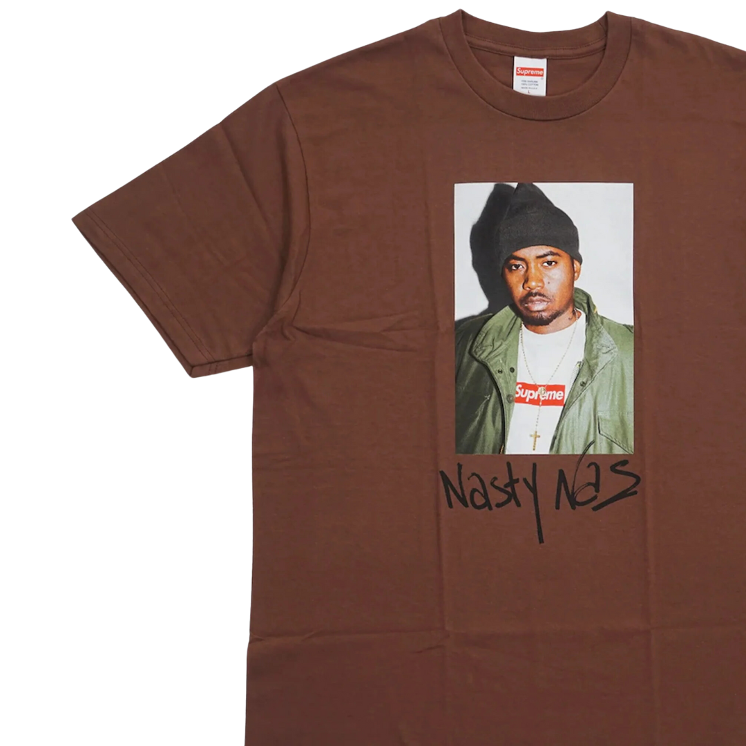 Supreme Nas Tee Brown