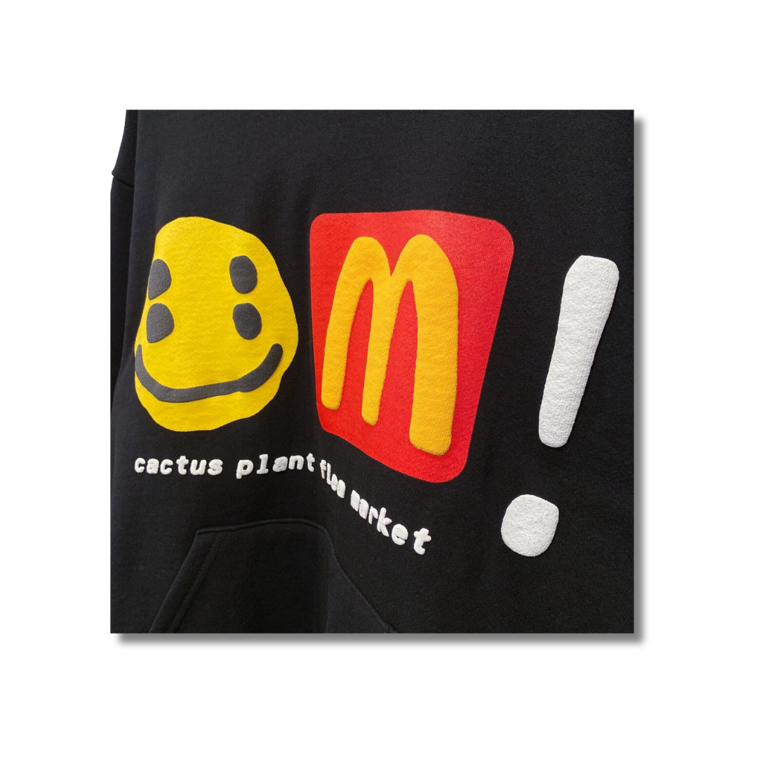 Cactus Plant Flea Market x Mcdonald's CPFM Icons Hoodie Black