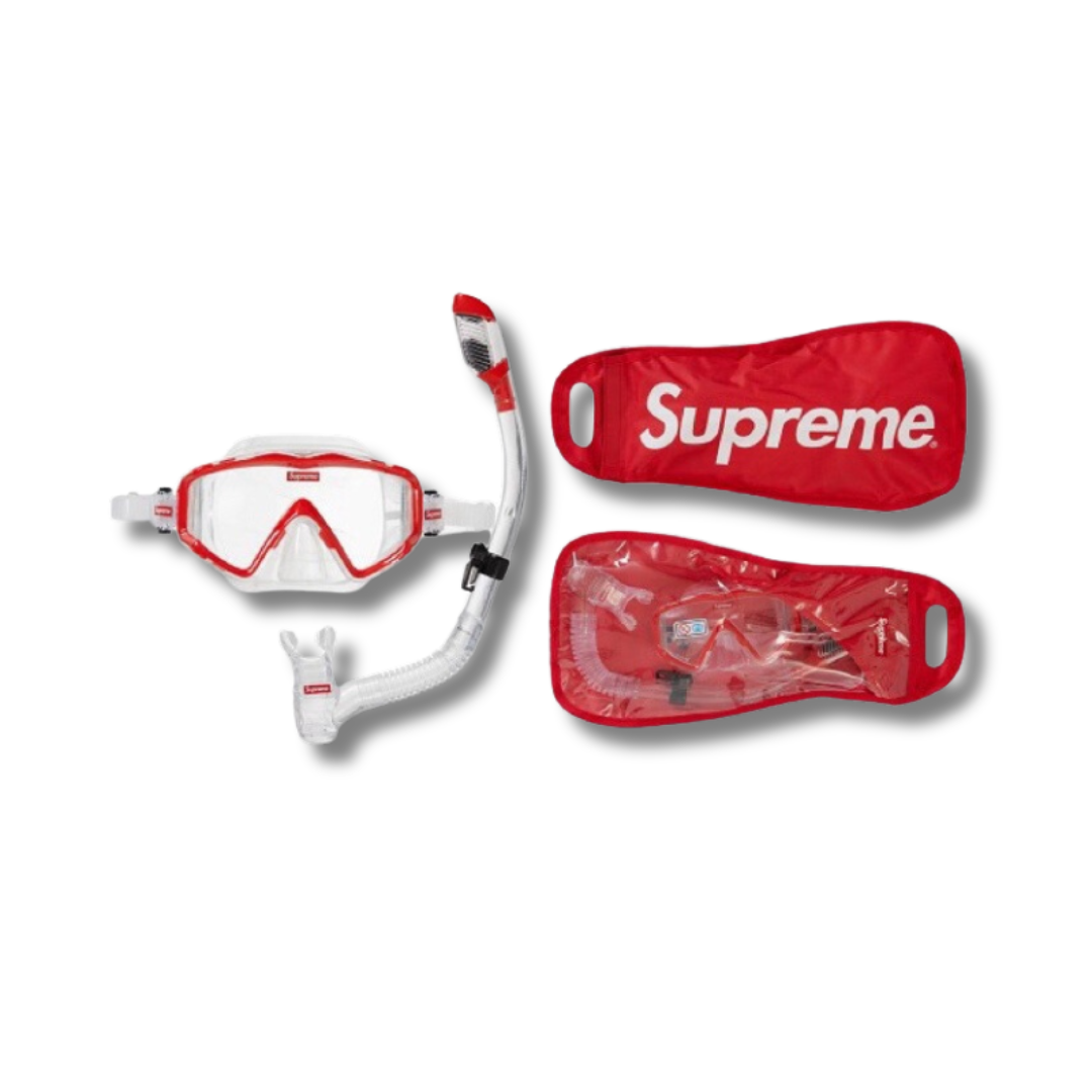 Supreme Cressi Snorkel Set Red