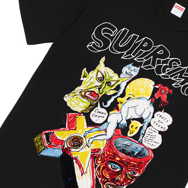 Supreme Daniel Johnston Tee Black