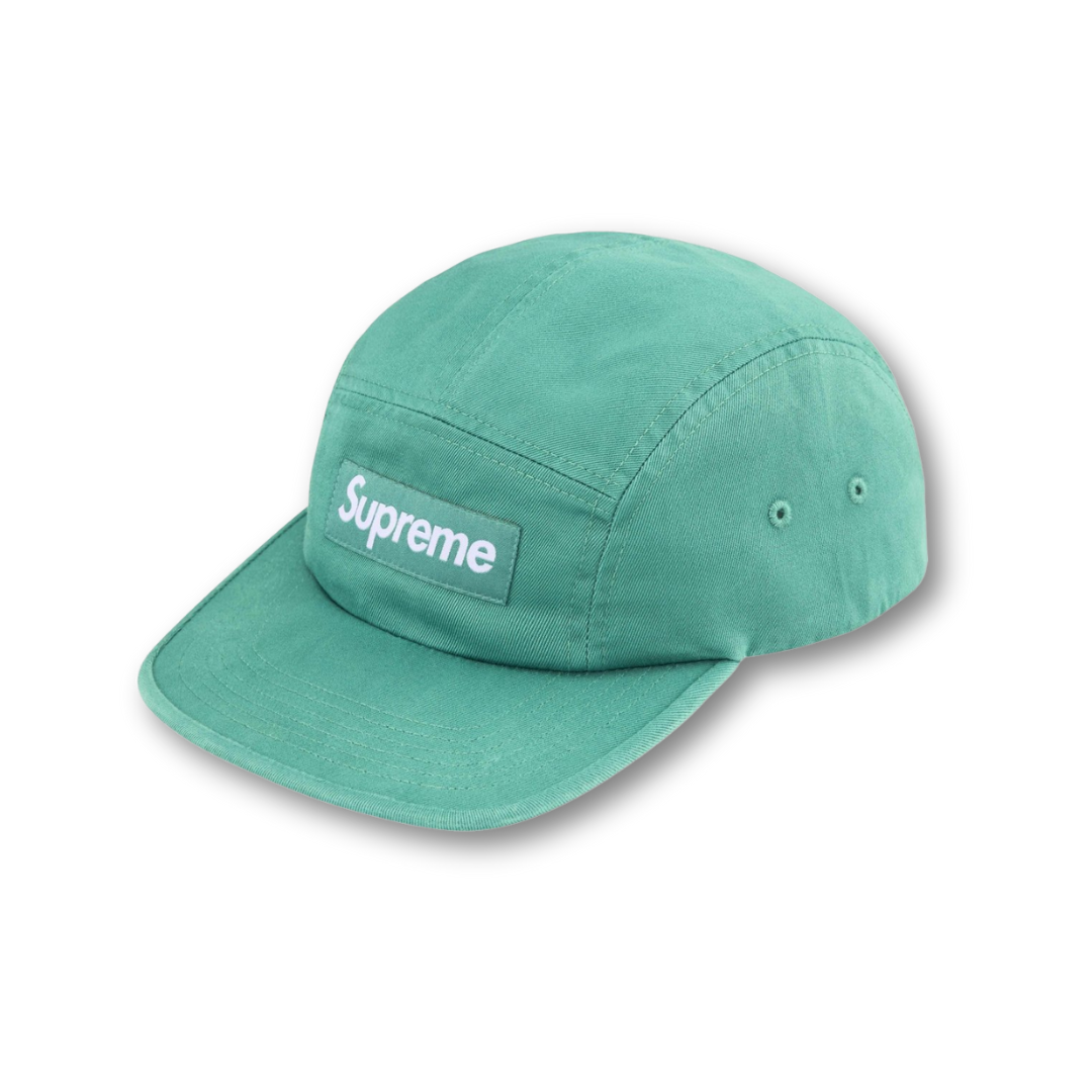 Supreme Washed Chino Twill Camp Cap Sage