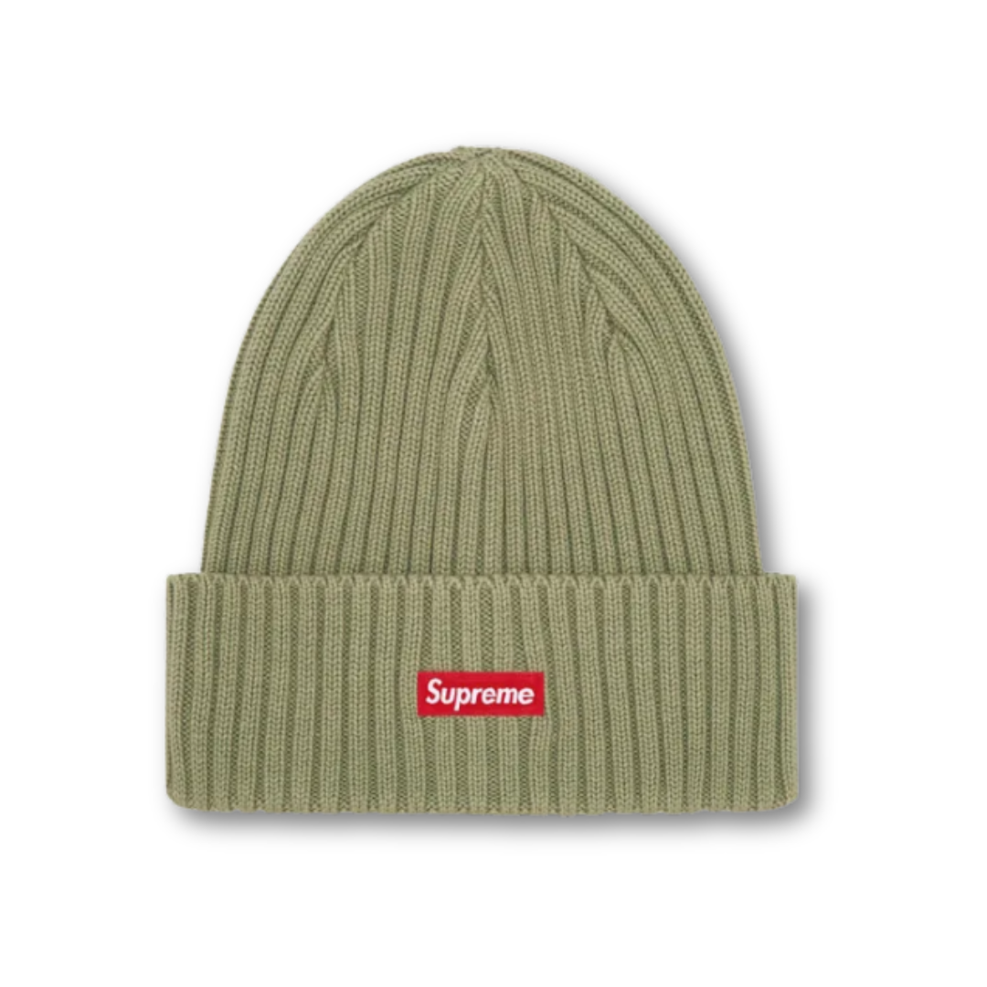 Supreme Overdyed Beanie Dusty Olive (SS25)