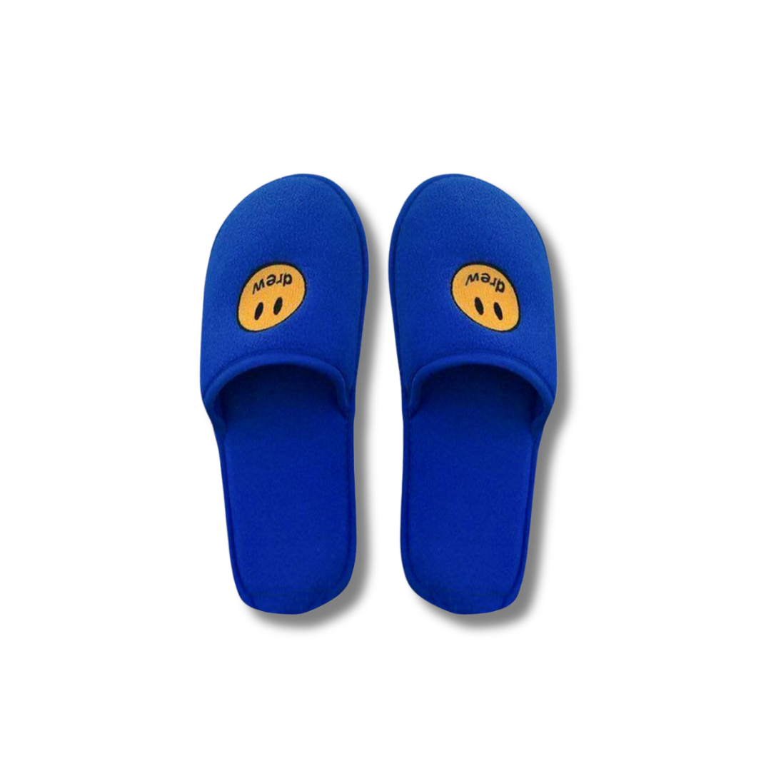 Drew House Mascot Polar Fleece Slipper Royal Blue