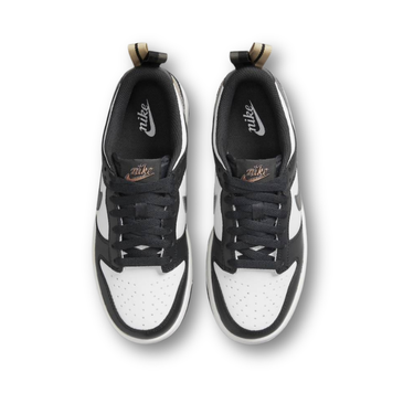 Nike Dunk Low Black White Metallic (GS)