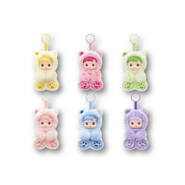 Pop Mart HACIPUPU Gummy Bear Series-Vinyl Plush Pendant Blind Box *Individual