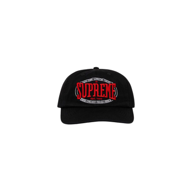 Supreme Warm Up 6-Panel Black