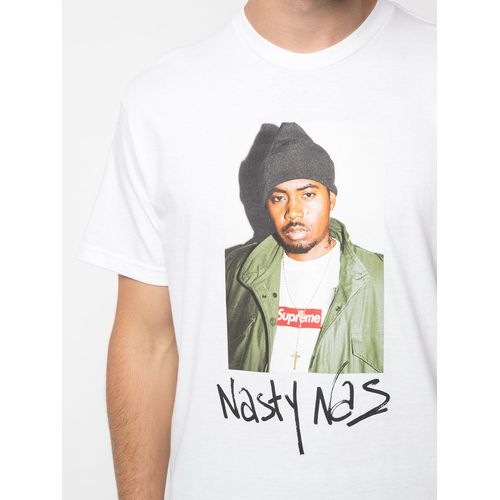 Supreme Nas Tee White