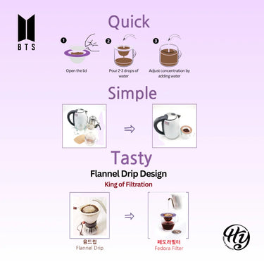 BTS Hand Drip Coffee Ethiopia Yirgacheffe 10g x 7