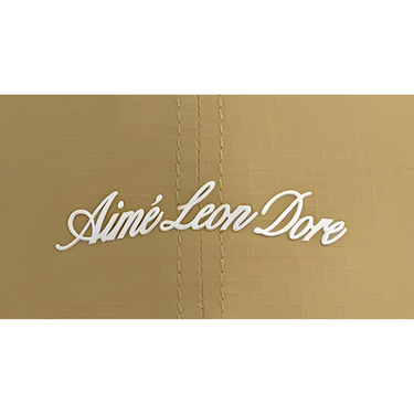 Aime Leon Dore Spellout Ripstop Nylon Hat Khaki Tan