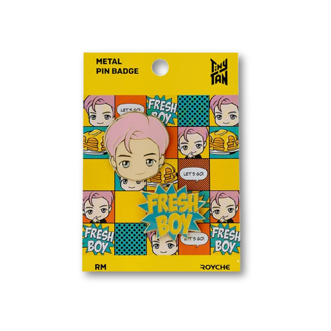 BTS TinyTAN Butter Metal Pin Badge