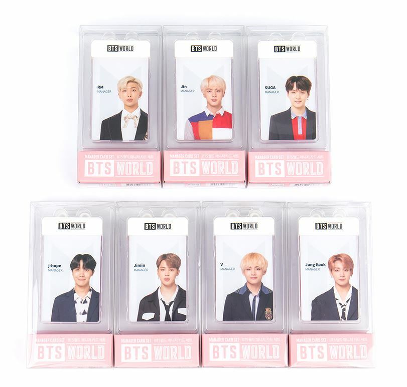 BTS WORLD Manager Card Set